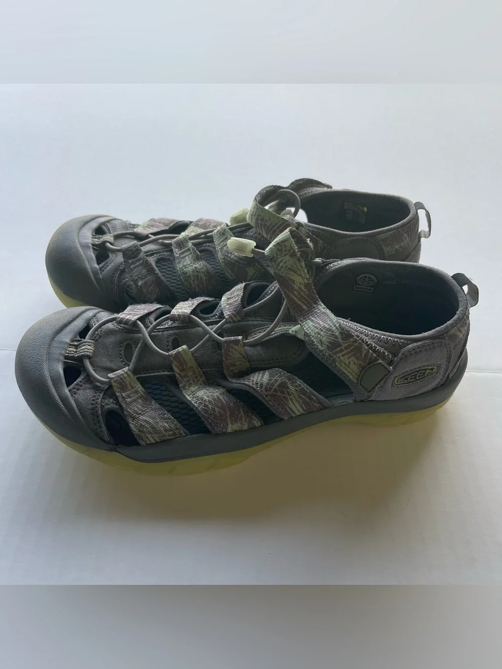 KEEN Newport H2 Grey Sandals Youth 7 / Fits Adult Women Size 8.5 9